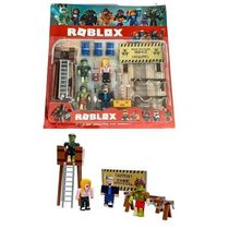 Cartela 4 Boneco Articulado 7Cm Roblox Ataque Zumbi Nº21