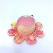 Chaveiro Polvo Reversível Pop It Anti Apertar Tiktok