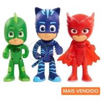 Kit 3 Bonecos Pjmasks Grandes 14Cm
