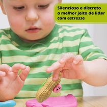 Chaveiro Amendoim Anti Apertar Silicone Sensorial