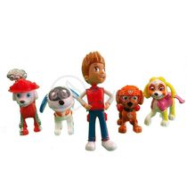 Kit 5 Bonecos Patrulha Canina Com 4 Skat Robo Dog 22