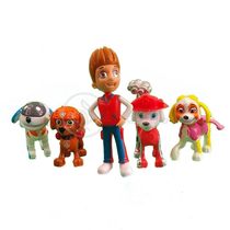 Kit 5 Bonecos Brinquedos Patrulha Canina Com 4 Skate 21