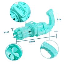 Máquina Elétrica Lança Bolhas Sabão Azul