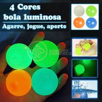 Toy Bolinha Globble Anti Luminosa Fluorecente