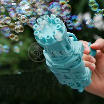 Máquina Elétrica Lança Bolhas Sabão Azul