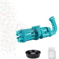 Máquina Elétrica Lança Bolhas Sabão Azul