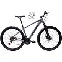 Bicicleta Aro 29 Ksw Xlt 24v Freios Disco Hidráulicos Garfo Suspensão - Grafite Tam.15