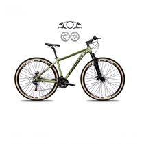 Bicicleta Aro 29 Absolute Nero 5 Freios Disco Hidráulicos 24v Garfo Suspensão Pneu Faixa - Oliva Tam.15