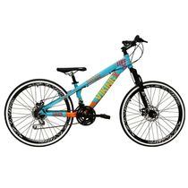 Bicicleta Aro 26 Vikingx 21v Alumínio Freeride Freio A Disco