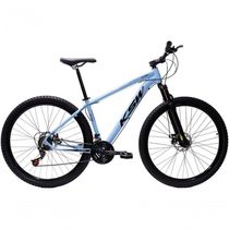 Bicicleta Aro 29 Ksw Xlt 24v Freio A Disco Suspensão Mountain Bike Alumínio Azul 15