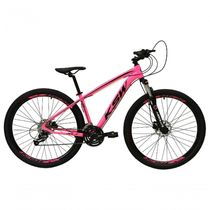Bicicleta Aro 29 Ksw Xlt 27v Câmbios Shimano Altus Freios Hidráulicos Garfo Trava - Rosa Tam.15