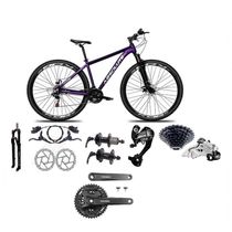Bicicleta Aro 29 Absolute Nero 5 Câmbios 27v Shimano Altus Freios Hidráulicos - Roxo Tam.19