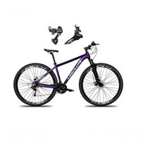 Bicicleta Aro 29 Absolute Nero 5 Alumínio 21v Câmbios Shimano Freio A Disco - Roxo Tam.13.8