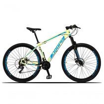 "Bicicleta Aro 29 Dropp Z3x 21v Suspensão E Freio Disco Cor:bege/azul;tamanho Do Quadro:17"" Bege/azul"
