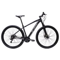 Bicicleta Aro 29 Ksw Bike Alumínio Câmbios Shimano 21 Marchas Preto Fos -ad Prata 15