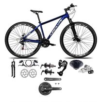 Bicicleta Aro 29 Absolute Nero 5 Câmbios 27v Shimano Altus Freios Hidráulicos - Azul Tam.15
