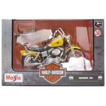 Moto Harley Davidson - HD Custom - 1/18 - Maisto