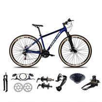 Bicicleta Aro 29 Absolute Nero 5 Freio Hidráulico K7 27v Garfo Com Trava Pneu Com Faixa - Azul Tam.21