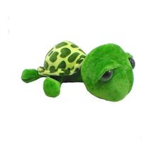 Tartaruga De Pelúcia Verde 20 Cm Comp. Ventosa Antialérgico