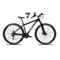 Bicicleta Aro 29 Absolute Nero 5 Alumínio 21v Câmbios Shimano Freio A Disco - Preto Tam.17