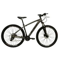 Bicicleta Aro29 24v K7 Freio Hidráulico Grafite Tam17