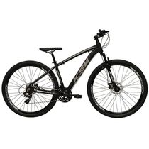 Bicicleta Aro 29 24v K7 Freio Hidráulico Preto/prata Tam. 19