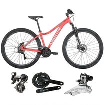 Bicicleta 29 Absolute Mia 3 Feminina Câmbios Shimano Altus 24v K7 Freios Hidráulicos Garfo Com Trava - Rosa Tam.16.6