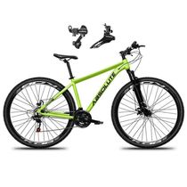 Bicicleta Aro 29 Absolute Nero 5 Alumínio 21v Câmbios Shimano Freio A Disco - Verde Tam.15