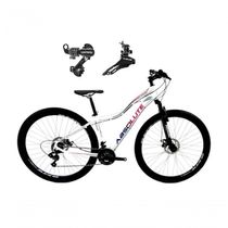Bicicleta Aro 29 Absolute Hera Feminina Alumínio 24v Câmbios Shimano Garfo Suspensão - Branco Tam.17