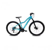 Bicicleta Aro 29 Absolute Hera Feminina 24v Freios A Disco Hidráulicos Garfo Suspensão - Azul Tam.15