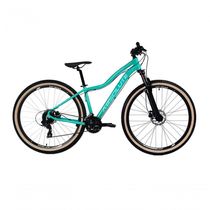 Bicicleta Aro 29 Absolute Hera Feminina Câmbios Shimano 24v K7 Freio Hidráulico Garfo Trava Pneu Faixa - Verde Tam.15