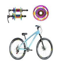 Bicicleta Aro 26 Absolute Brutus 3 Azul 1x7v Cubo E Roda Livre Camaleão