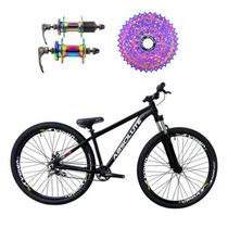 Bicicleta Aro 26 Absolute Nero 5 Preto 1x8v Cassete E Cubo Cassete Camaleão