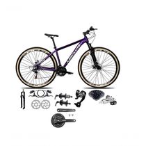 Bicicleta Aro 29 Absolute Nero 5 Câmbios 27v Shimano Altus Freios Hidráulicos Pneu Com Faixa - Roxo Tam.13