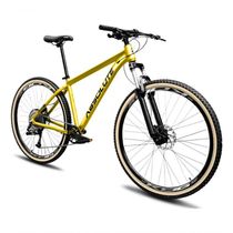 Bicicleta Aro 29 Absolute Nero 5 Aluminio 12v Garfo C/trava K7 Freios Hidráulicos Kit 1x12 Pneu C/faixa - Amarelo Tam.15