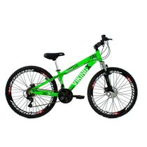Bicicleta Tuff25 Freeride Aro 26 Verde Neon Viking X