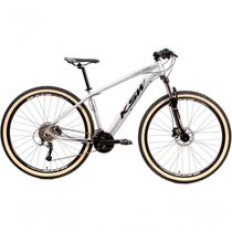 Bicicleta Aro 29 Ksw Xlt 27v Freio Hidráulico K7 Garfo Trava Pneu Faixa - Branco Tam.17
