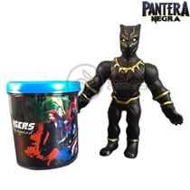 Kit Boneco Pantera Negra Marvel 16Cm + Caneca 350Ml