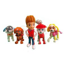 Kit 5 Bonecos Patrulha Canina Com 4 Skat Robo Dog 18
