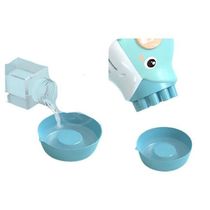 Golfinho Bolhudo Lança Bolhas Sabão Criança Infantil Azul 5