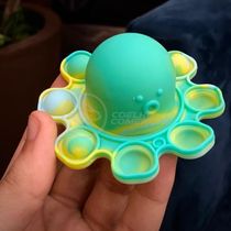 Chaveiro Polvo Reversível Pop It Anti Apertar Tiktok