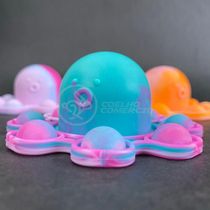 Chaveiro Polvo Reversível Pop It Anti Apertar Tiktok