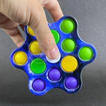 Hand Spinner Pop It Com Luz Led Anti Azul
