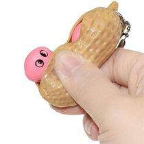 Chaveiro Amendoim Anti Apertar Silicone Sensorial