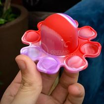 Chaveiro Polvo Reversível Pop It Anti Apertar Tiktok