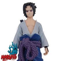 Brinquedo Action Figure Sasuke Uchiha Shippuden 18Cm Colecionável Universo Ninja Ultimate