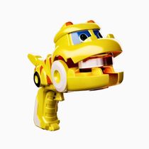 Brinquedo Beybleid Dinossauro Amarelo Lançador Gatilho