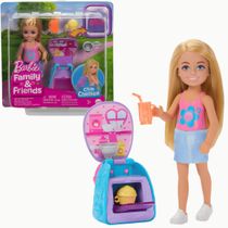 Boneca Barbie Chelsea Mochila de Cupcakes 3+ JBF46 Mattel