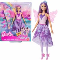Boneca Barbie 2 Em 1 Fada e Sereia 3+ JCP74 Mattel