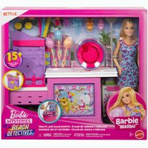 Boneca Barbie Detetives da Praia Algodão Doce 3+ JFV67Mattel